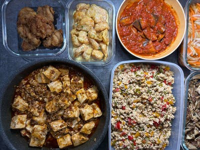 大阪の出張作り置き｜麻婆豆腐など2～3人前