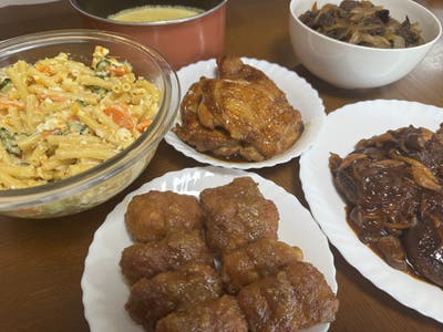 大阪の出張作り置き｜一口みそカツなど2～3人前