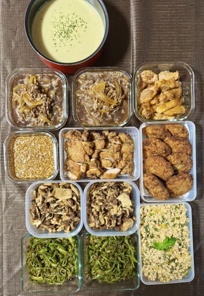 大阪の出張作り置き｜コーンスープなど4～6人前｜TSUKURIOKI Pate